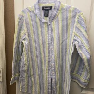 FINAL MARKDOWN Denim & company blouse (L)